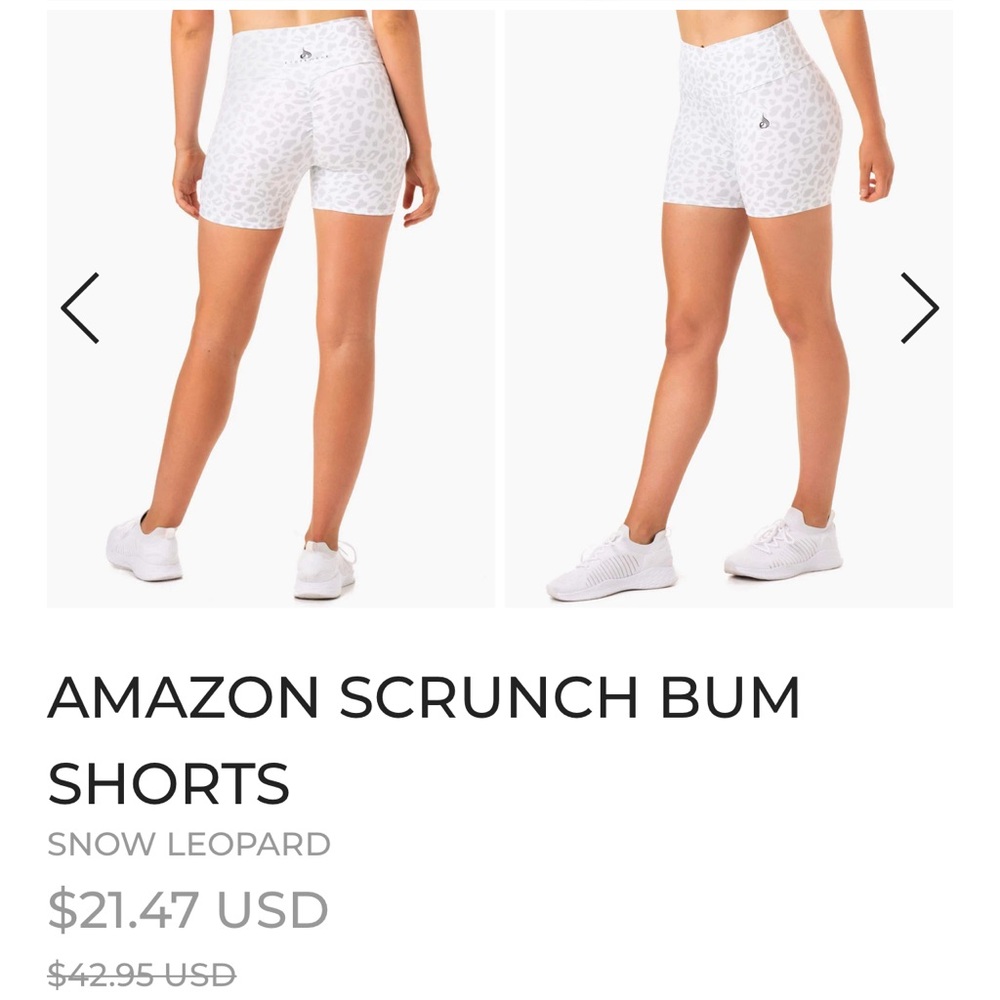 Ryderwear Amazon scrunch bum leggings and matching sports bra